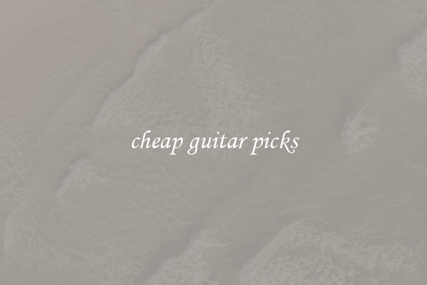 cheap guitar picks