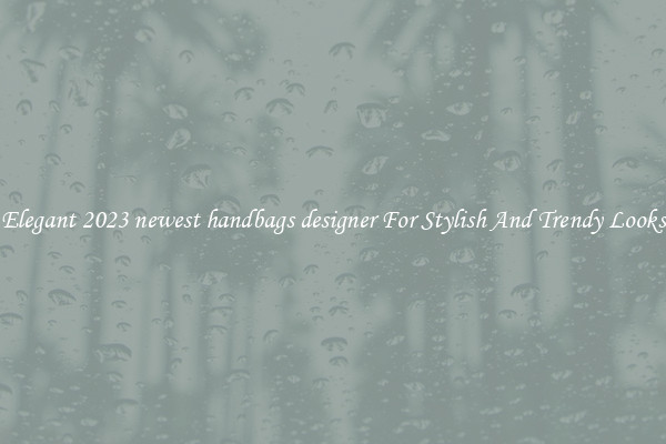 Elegant 2023 newest handbags designer For Stylish And Trendy Looks