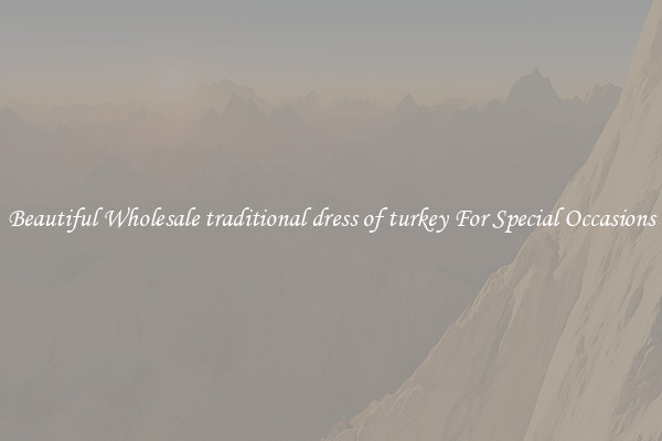 Beautiful Wholesale traditional dress of turkey For Special Occasions