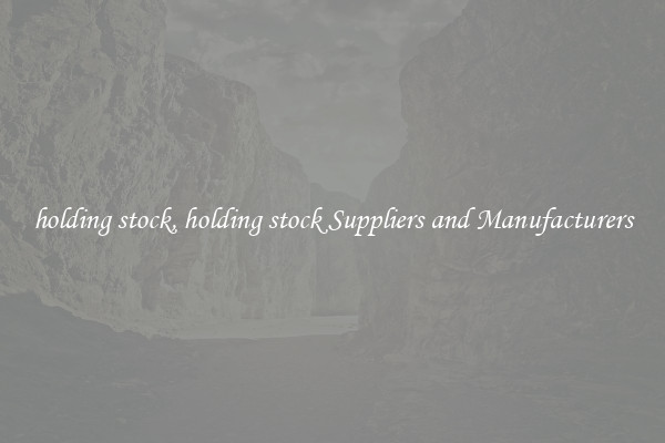 holding stock, holding stock Suppliers and Manufacturers