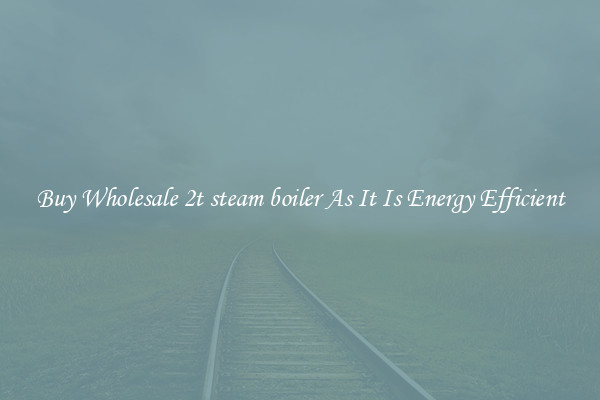Buy Wholesale 2t steam boiler As It Is Energy Efficient