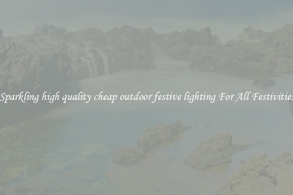 Sparkling high quality cheap outdoor festive lighting For All Festivities